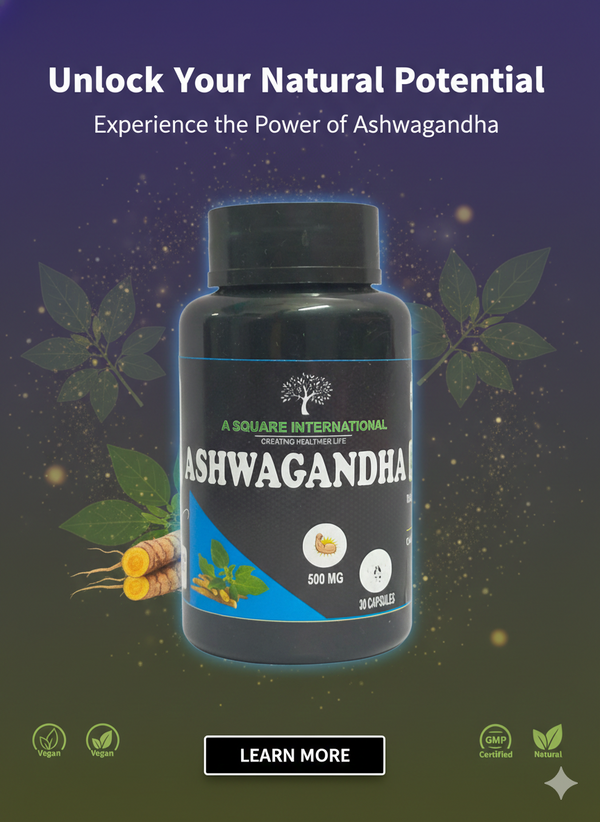 Ashwagandha Capsules -100% Ayurvedic Ingredients